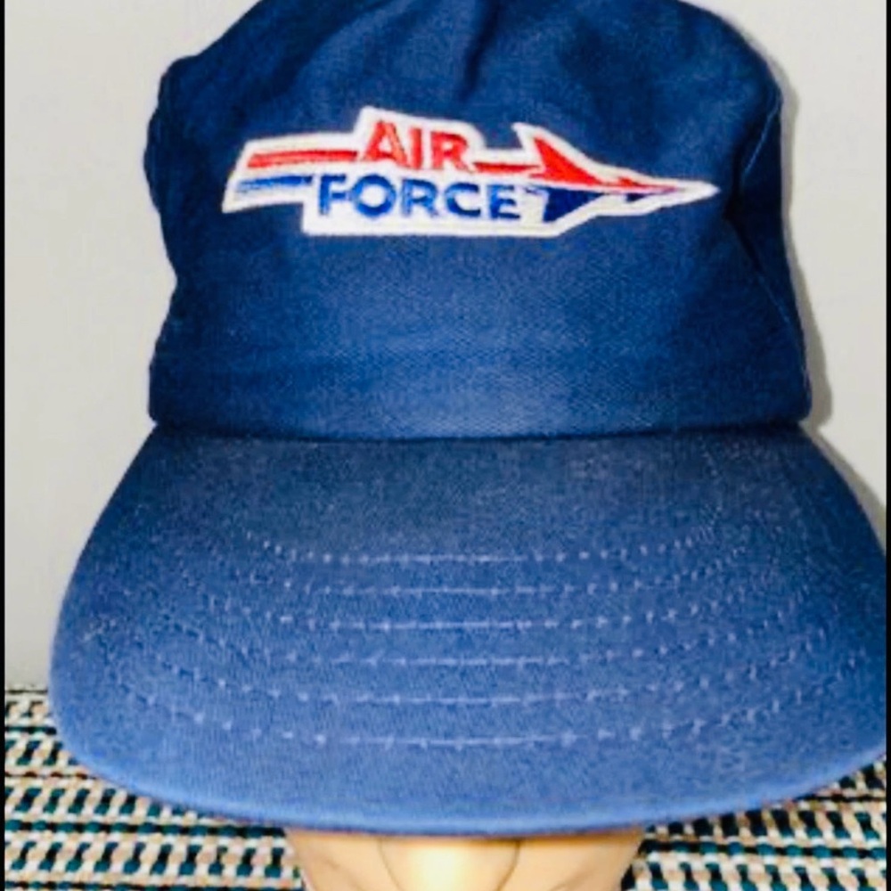 US AIR FORCE Vintage Military Snapback Adjustable Baseball Cap Made in the USA